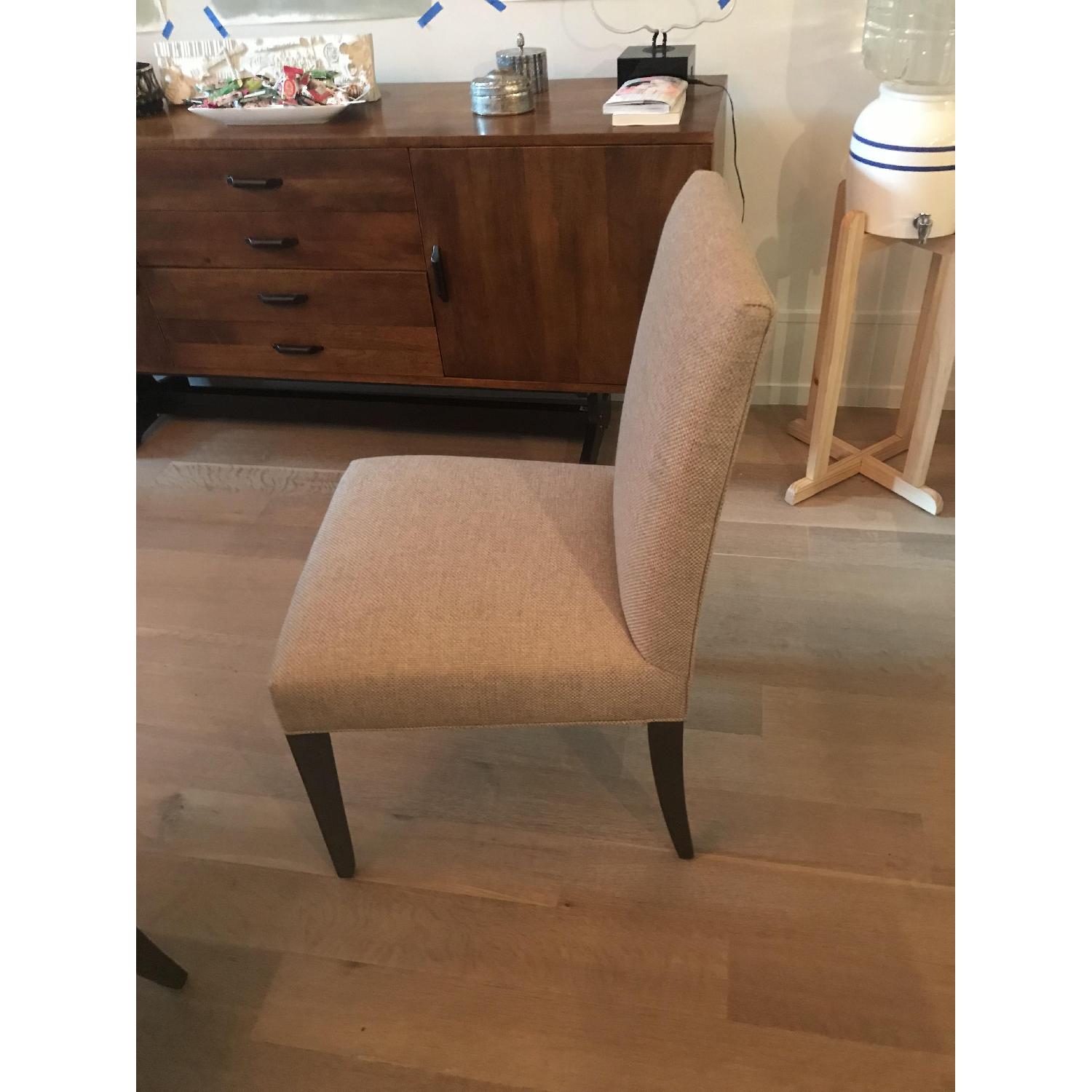 Crate & Barrel Miles Upholstered Dining Chairs - image-4