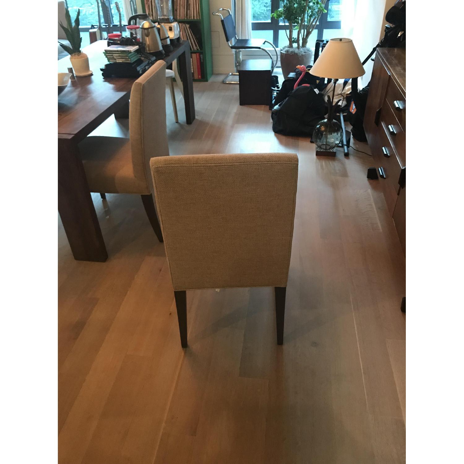 Crate & Barrel Miles Upholstered Dining Chairs - image-5