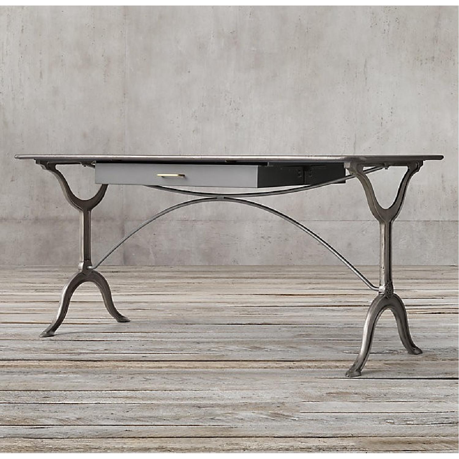 Restoration Hardware Steel Desk - image-1