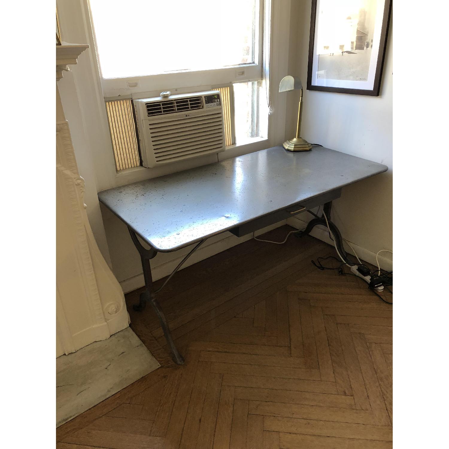 Restoration Hardware Steel Desk - image-3