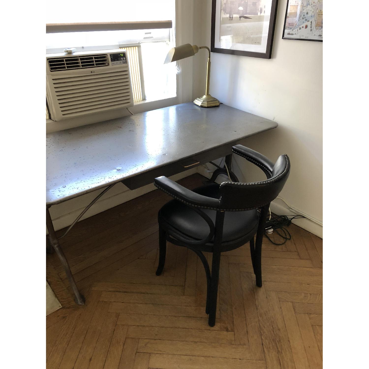 Restoration Hardware Steel Desk - image-5