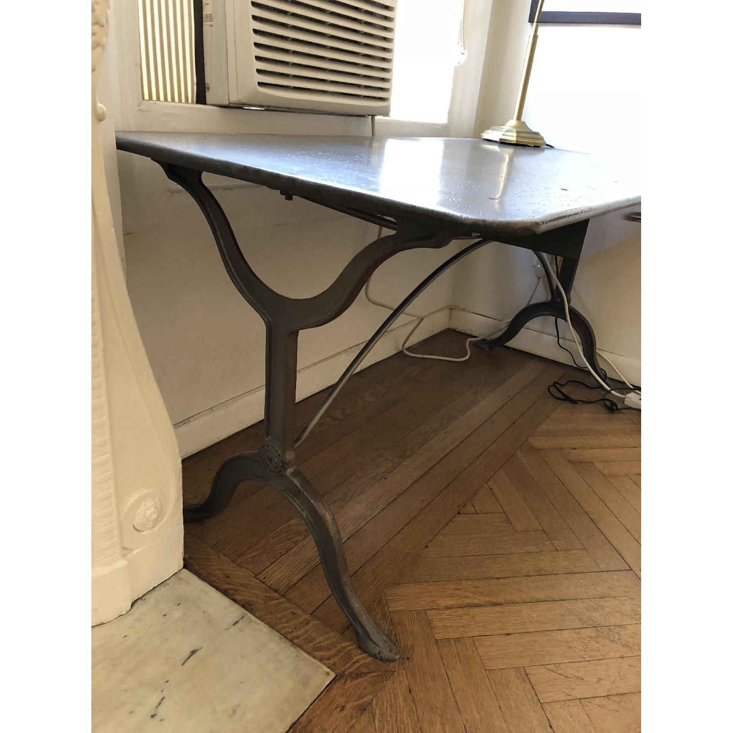 Restoration Hardware Steel Desk - image-9