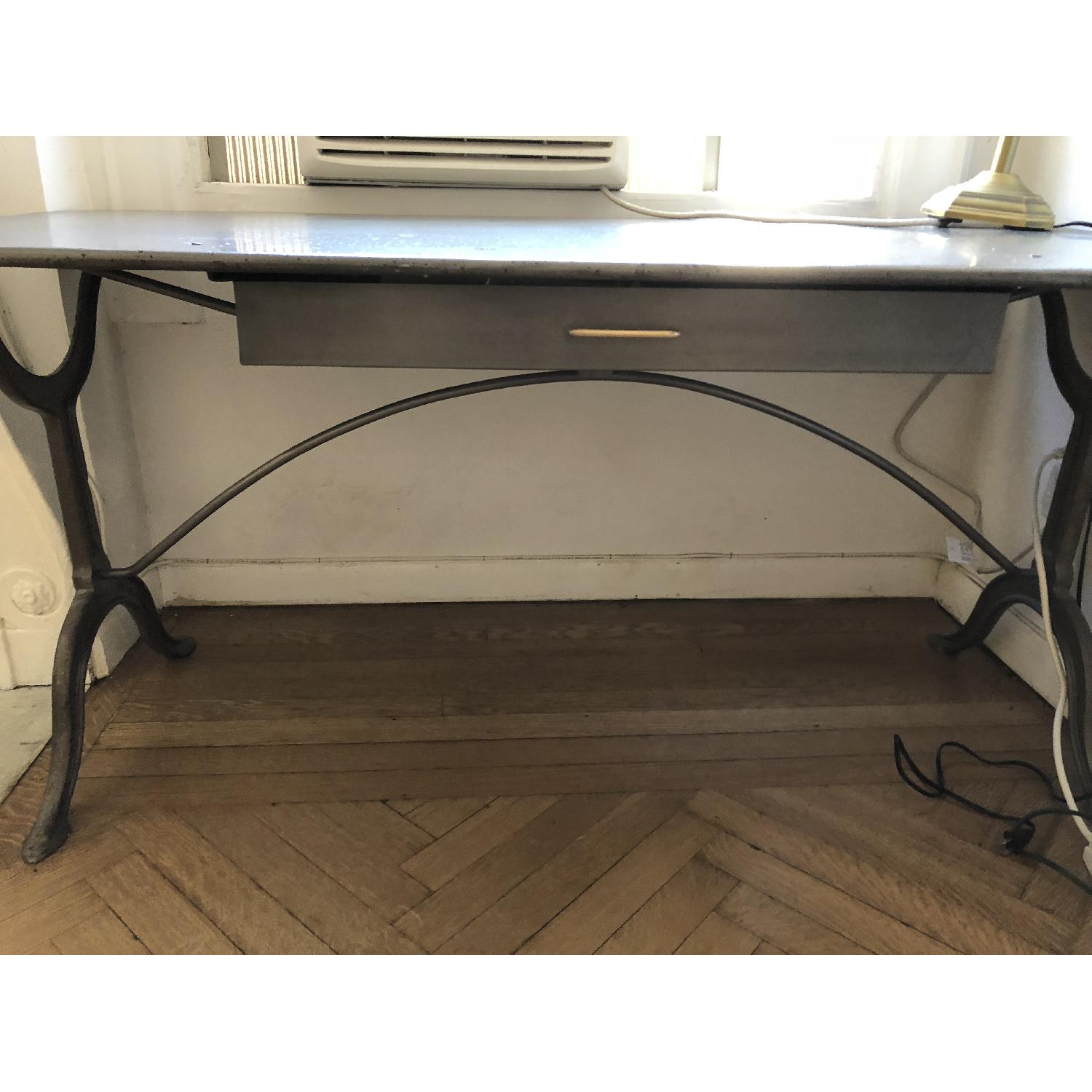 Restoration Hardware Steel Desk - image-10