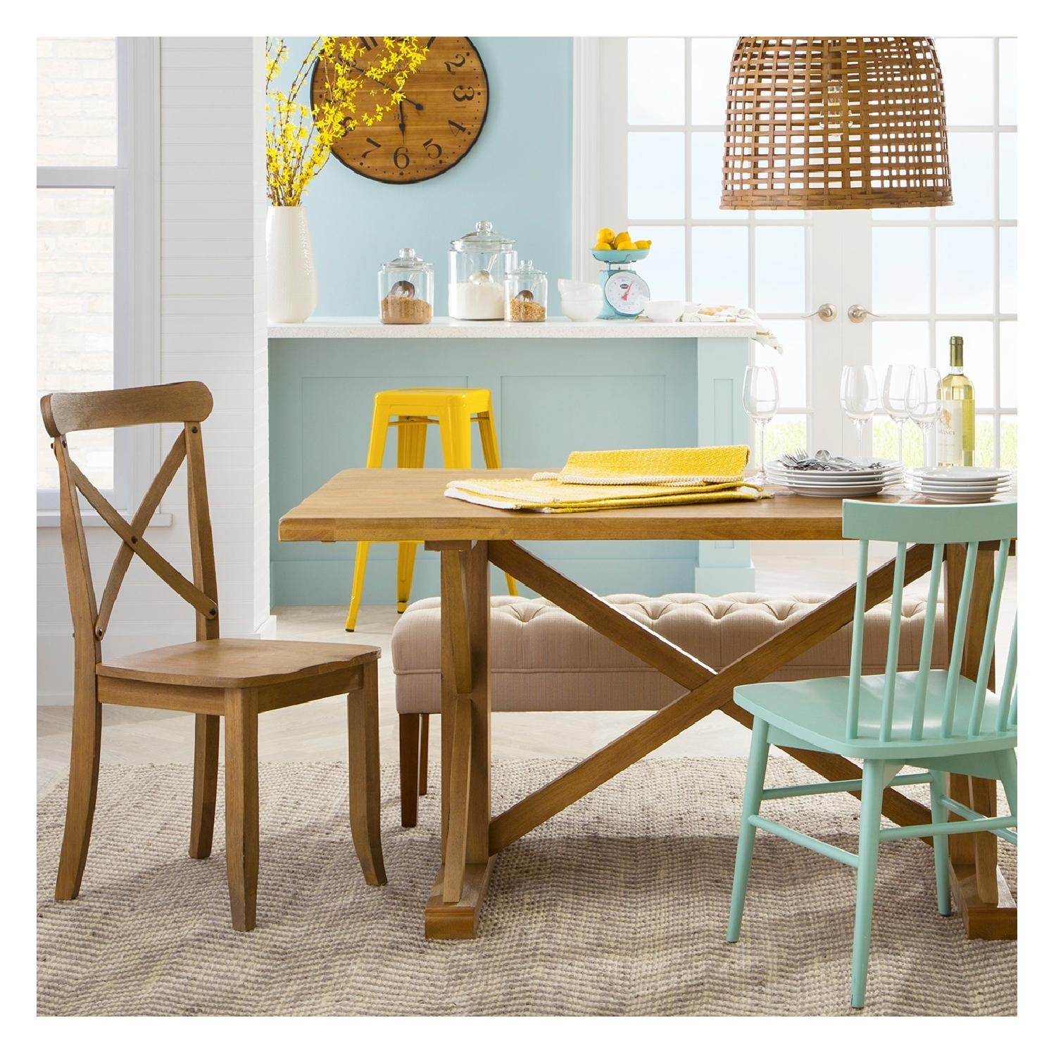 Target Farmhouse Table & Bench - image-4