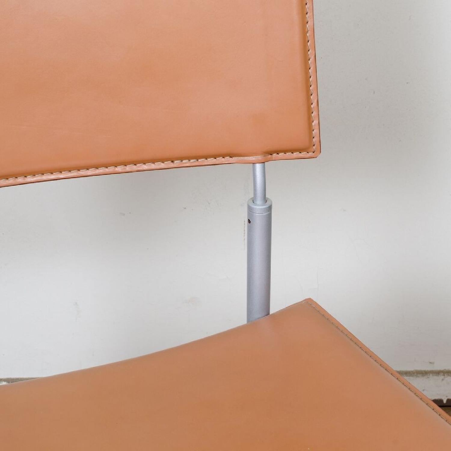 Knoll Italian Leather Dining Chairs - image-2