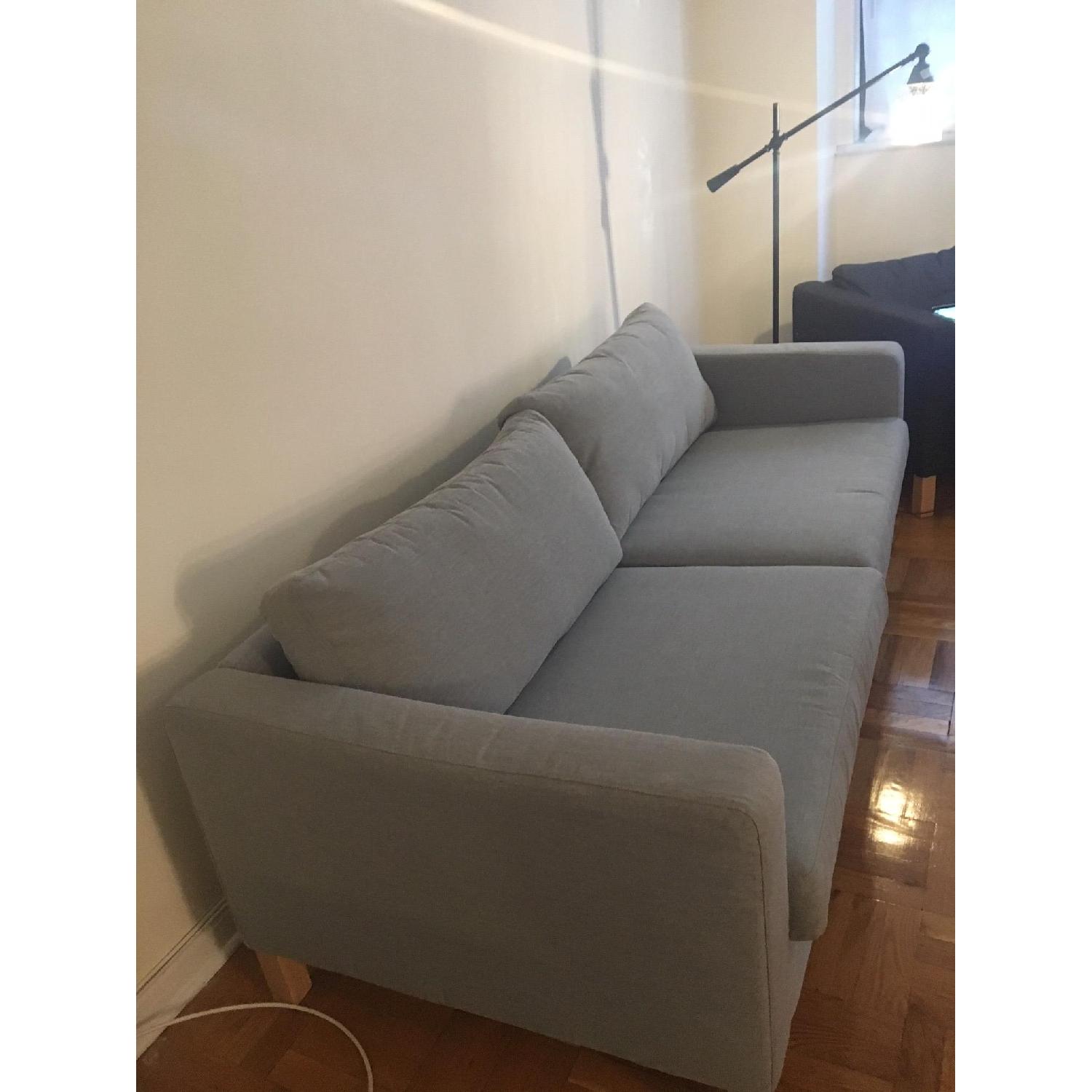 Ikea Karlstad Sofa in Light Gray - AptDeco