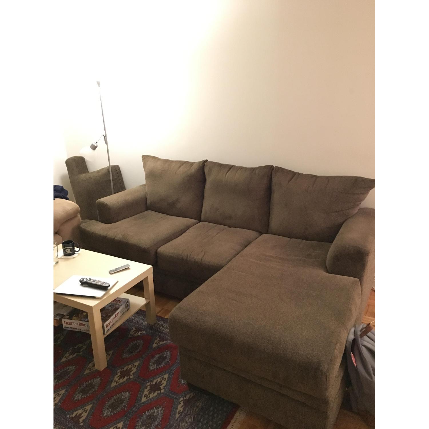 Bob's Miranda 2-Piece L-Shaped Chaise Sectional Sofa - image-3