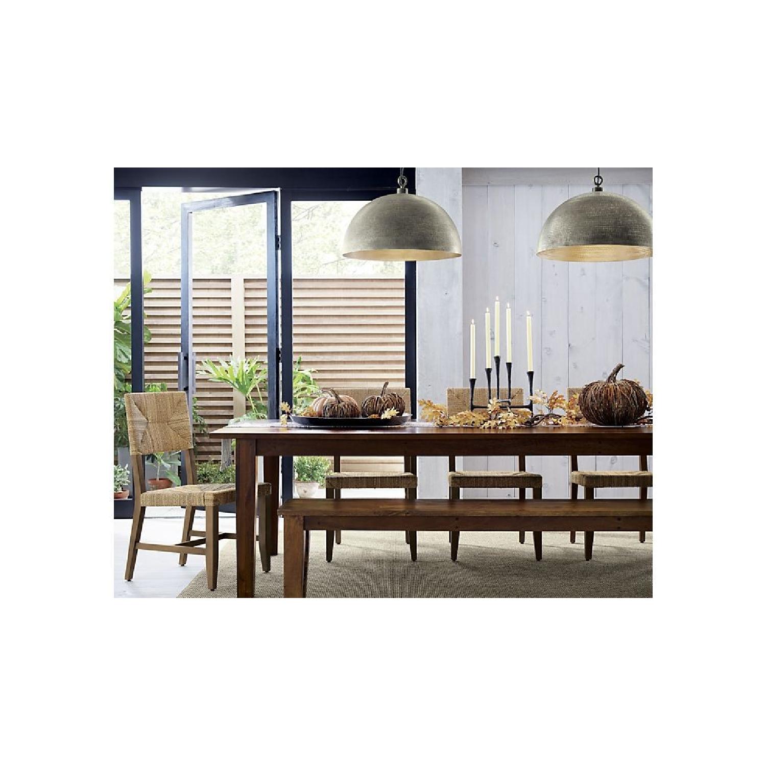 Crate & Barrel Basque Honey Dining Table AptDeco