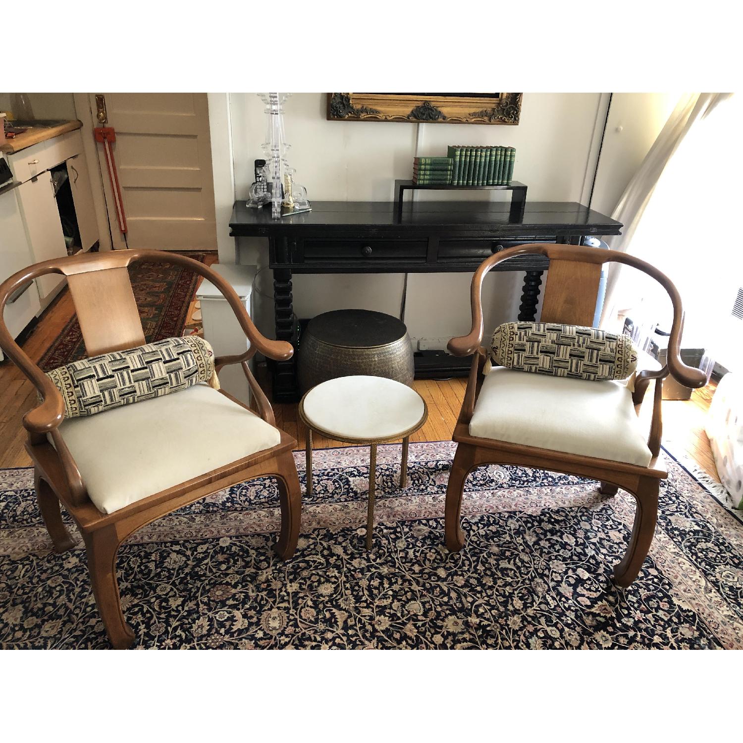 Dwell Studio SoHo White Marble Side Table - image-2