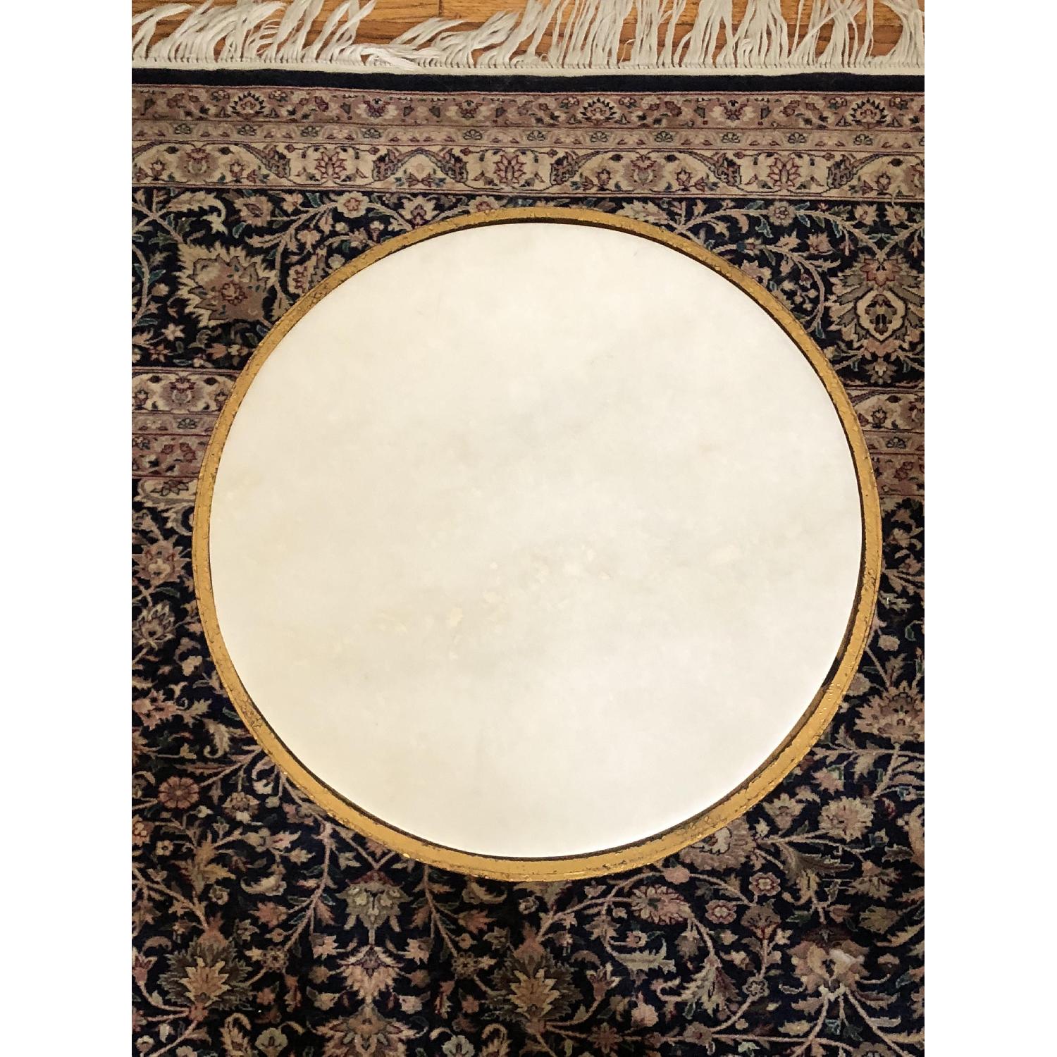 Dwell Studio SoHo White Marble Side Table - image-3