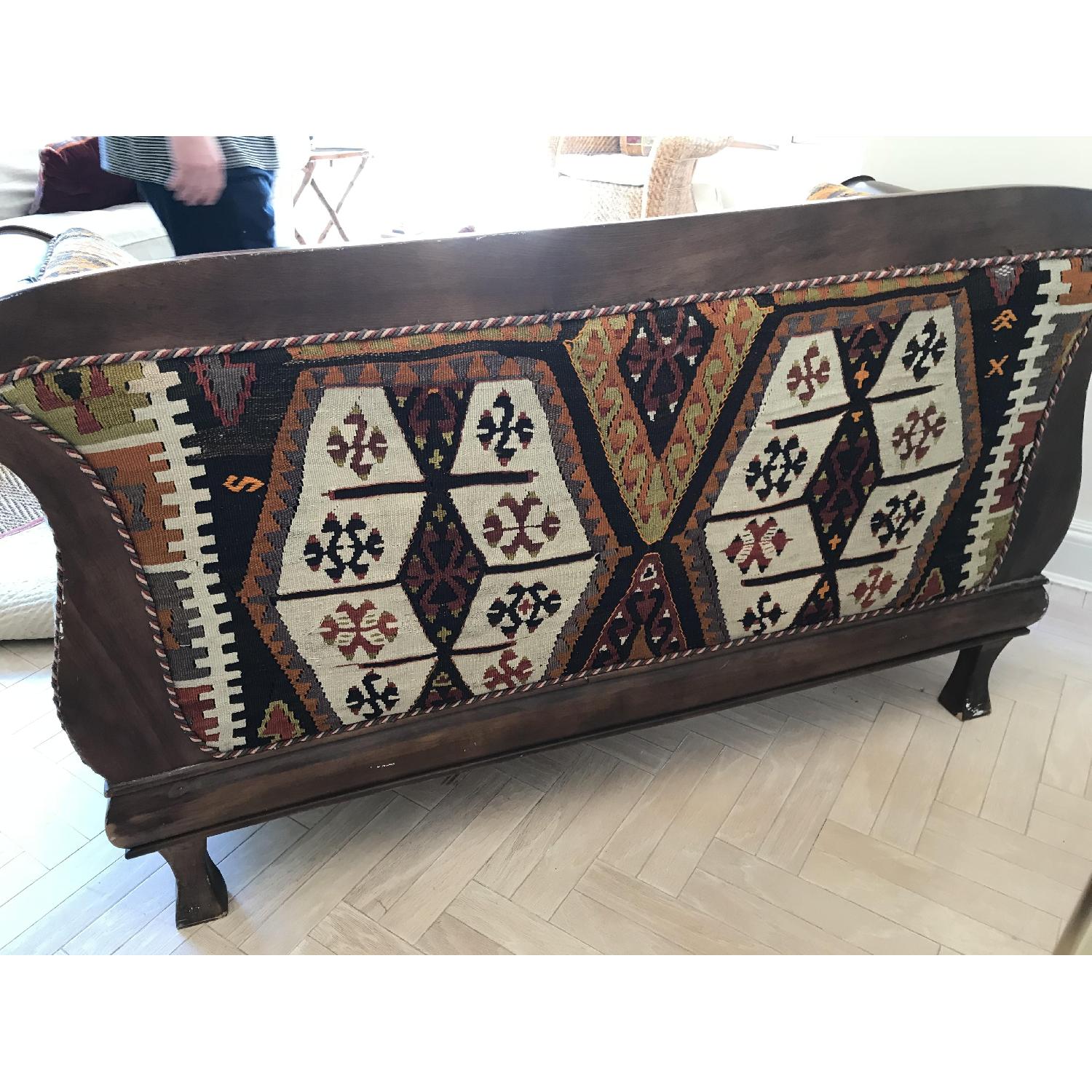 ABC Carpet and Home Vintage Kilim Loveseat - image-2