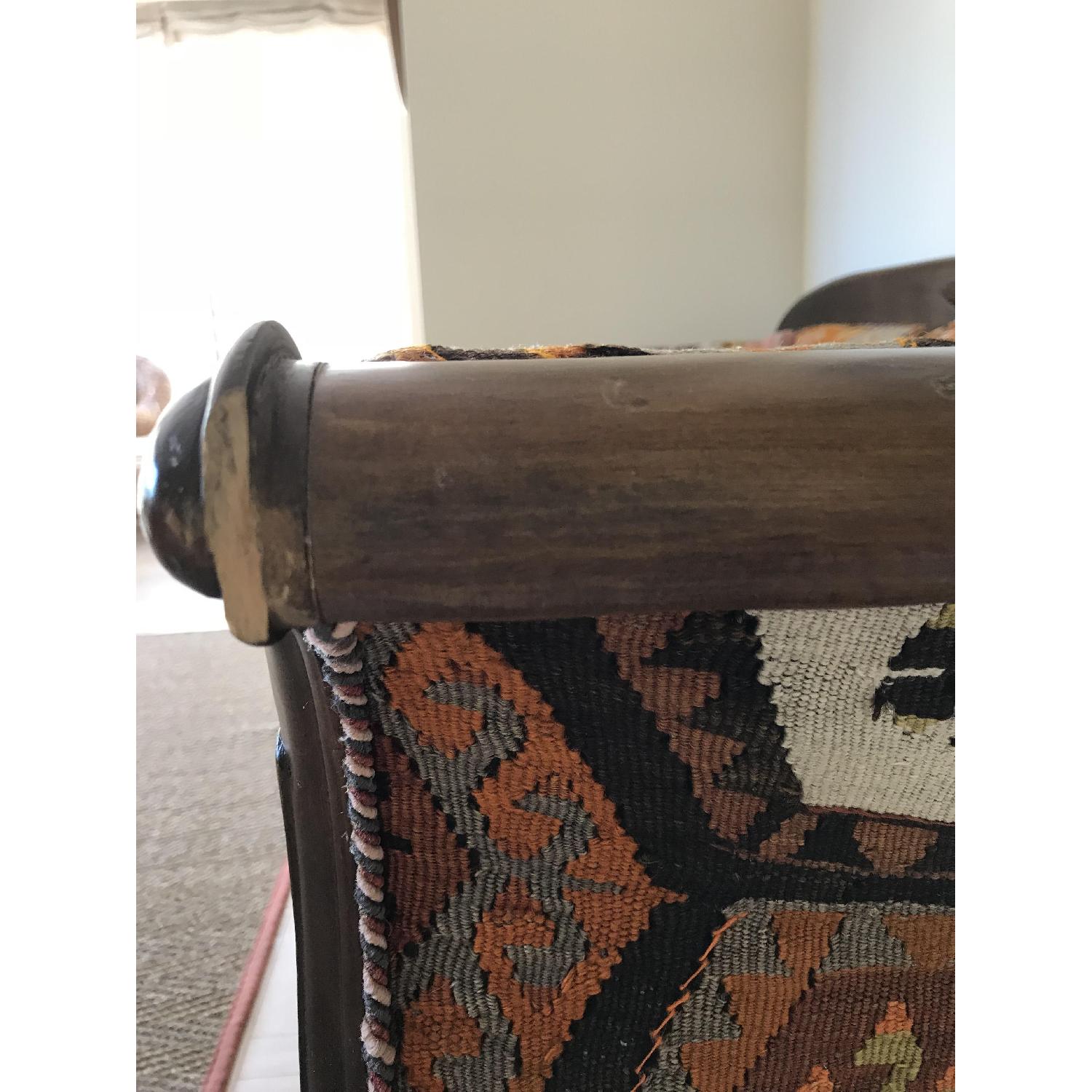 ABC Carpet and Home Vintage Kilim Loveseat - image-3