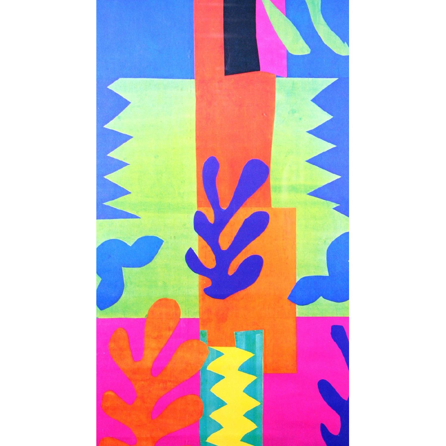 Abstract Henri Matisse 1977 Framed Print - The Cut Outs - image-0