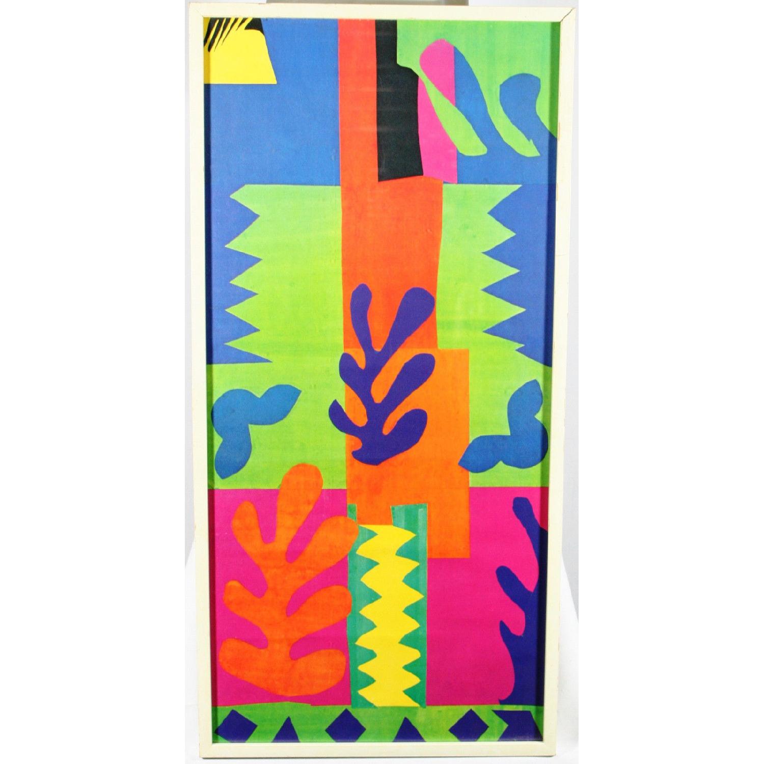 Abstract Henri Matisse 1977 Framed Print - The Cut Outs - image-1