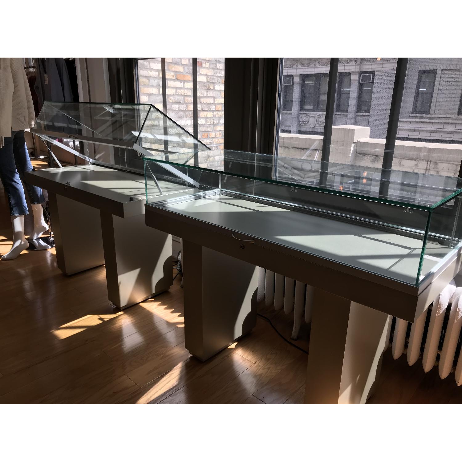 Semi-Gloss Silver Jewelry Display Cases - image-1