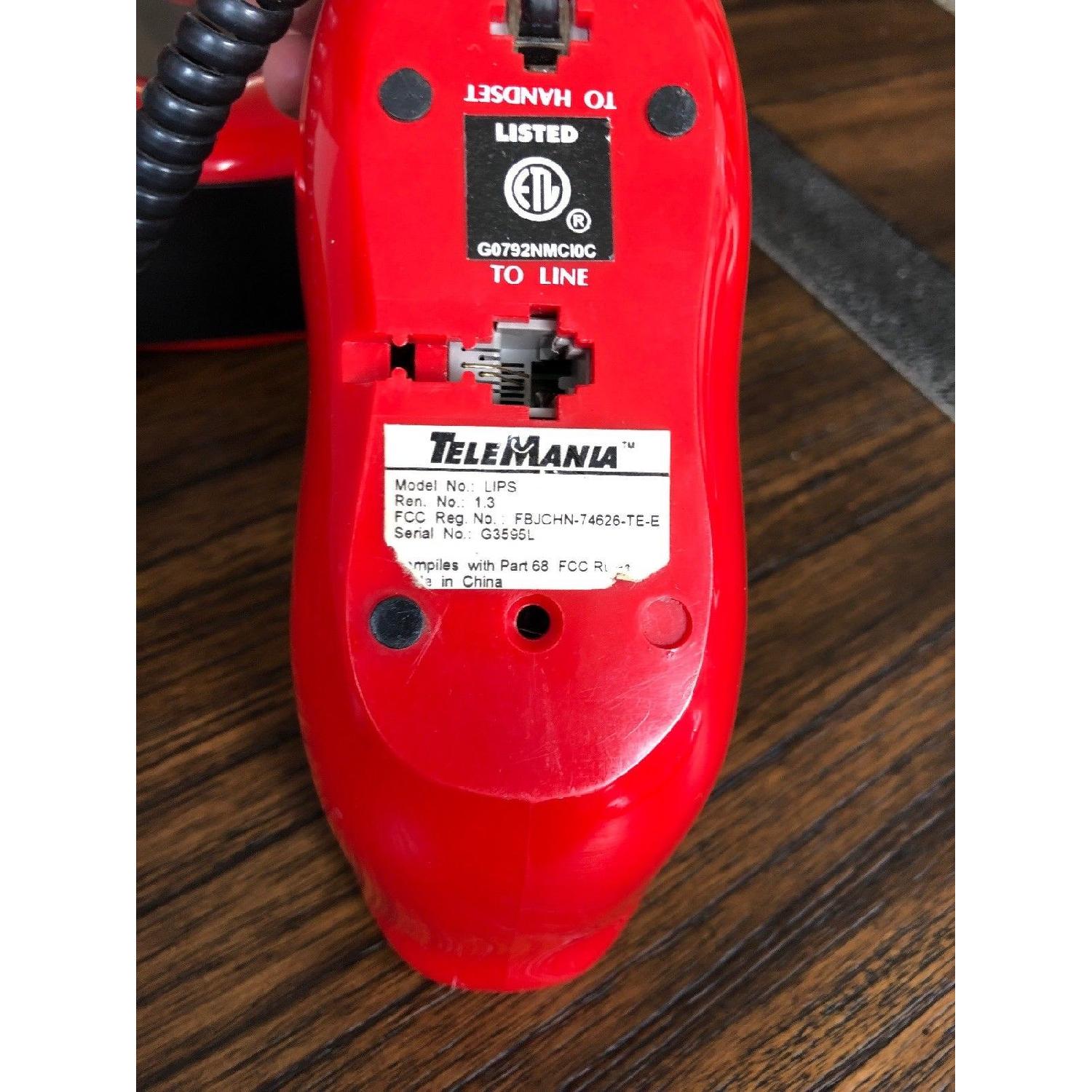 Vintage Sexy Red Lips Trimline Phone - image-4