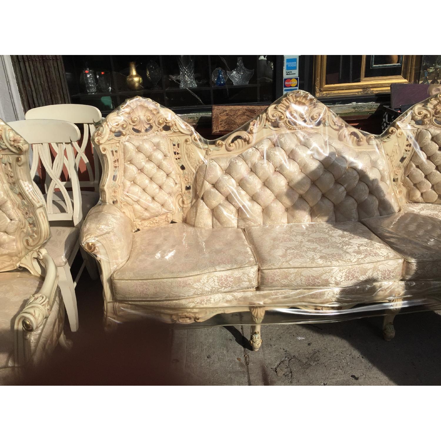 Cellini Furniture Crafters Vintage French Sofa w/ Cover - image-13