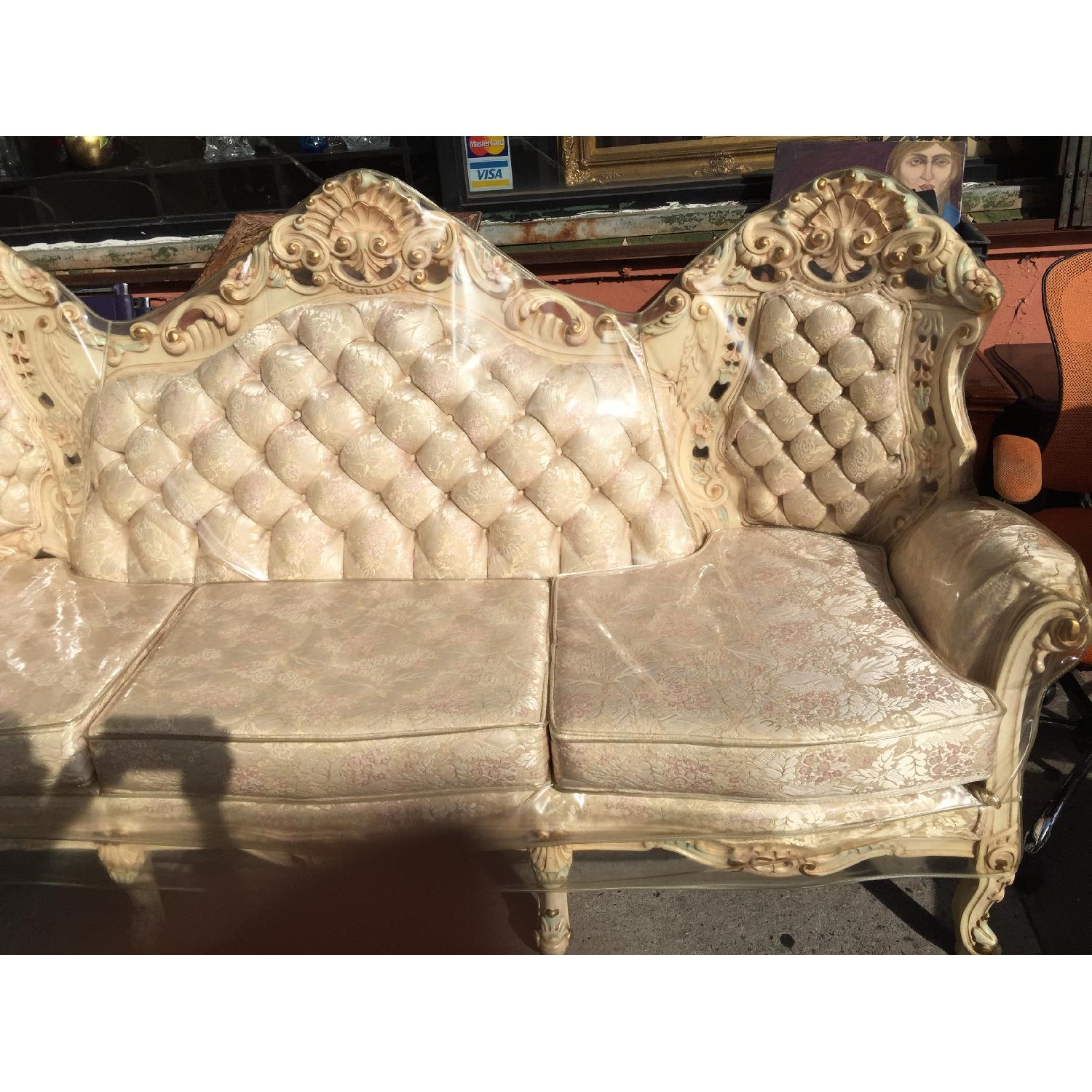 Cellini Furniture Crafters Vintage French Sofa w/ Cover - image-14