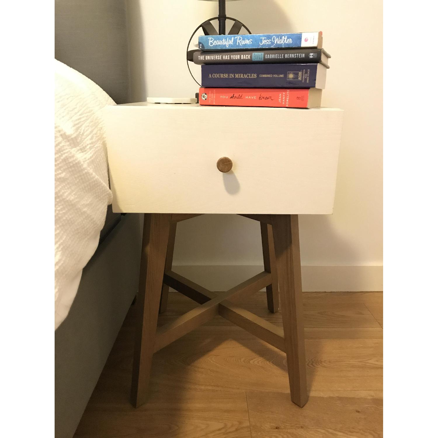 West Elm Tall Storage Nightstands - image-1