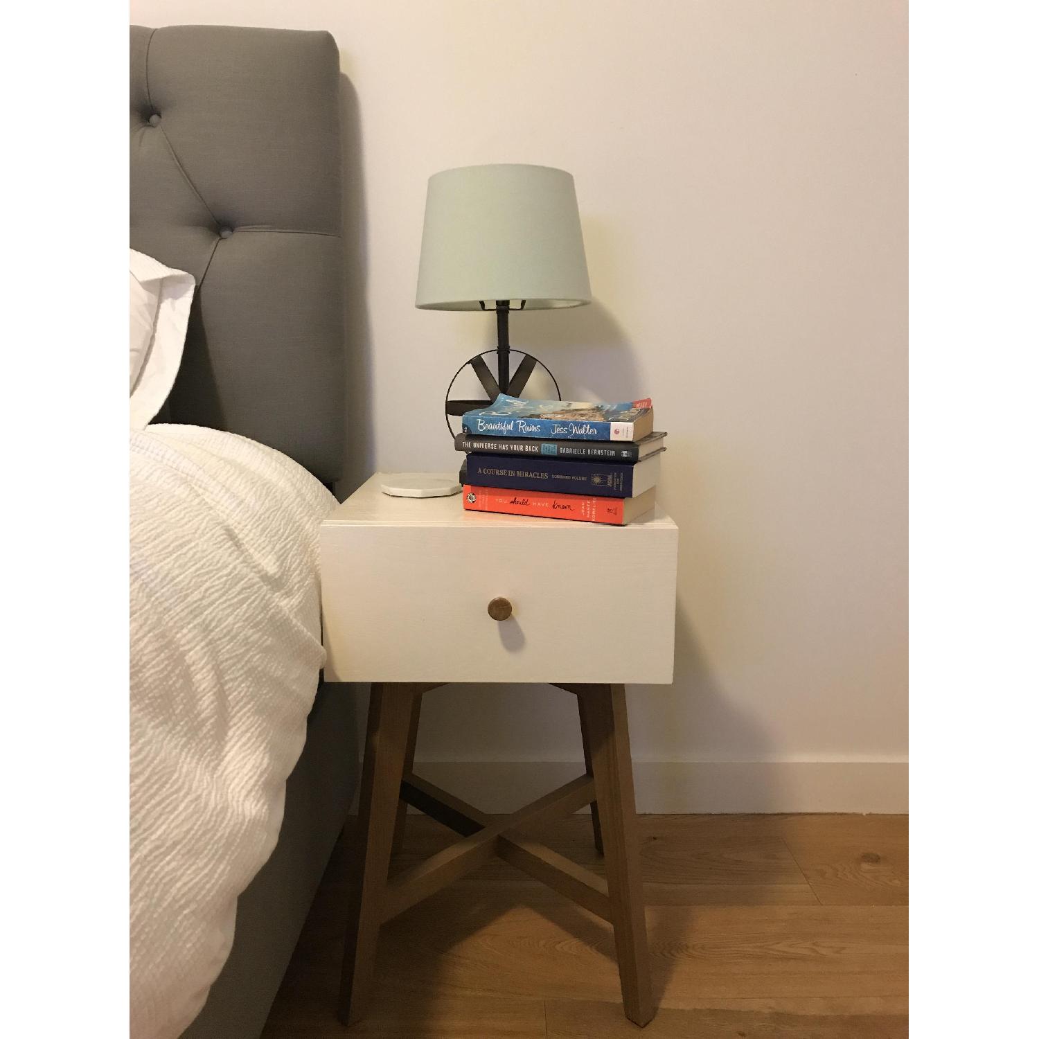 West Elm Tall Storage Nightstands - image-4