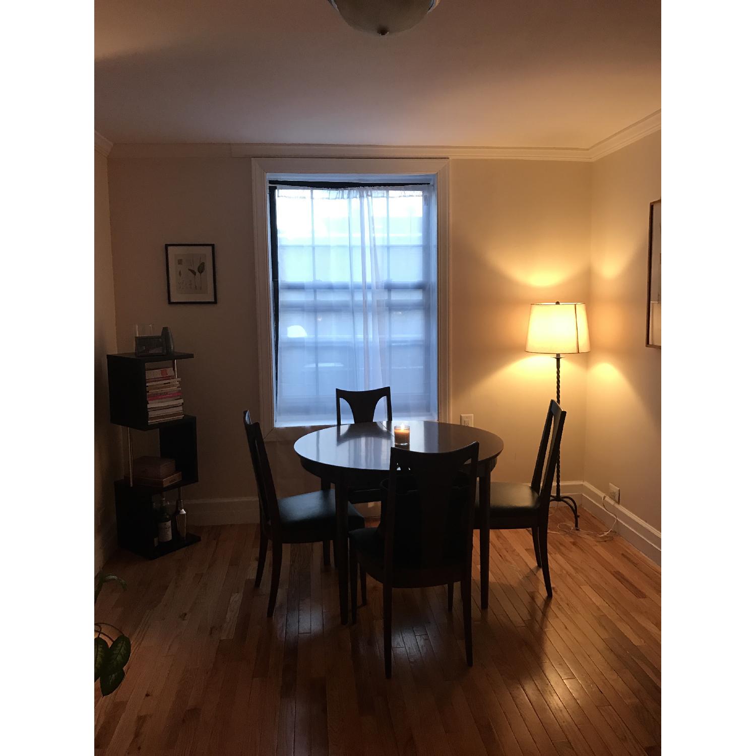 Mid Century Modern Expandable Dining Table w/ 4 Chairs - image-2