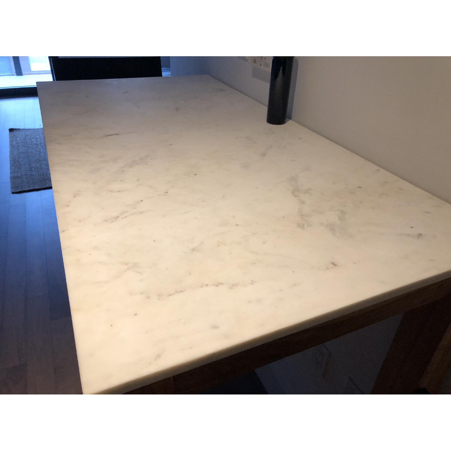 CB2 Palate Marble High Dining Table - image-6