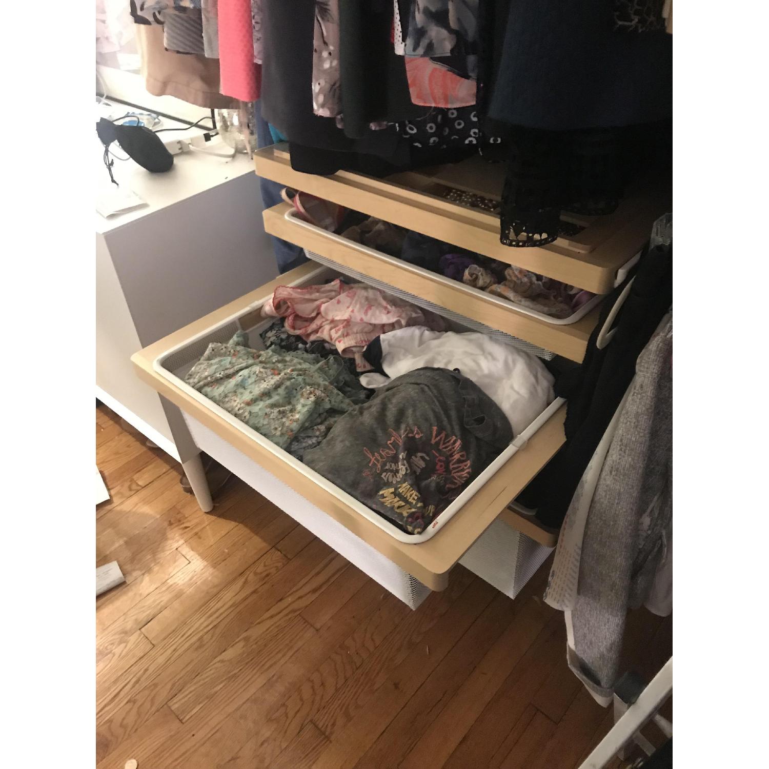 Container Store Elfa Closet System AptDeco