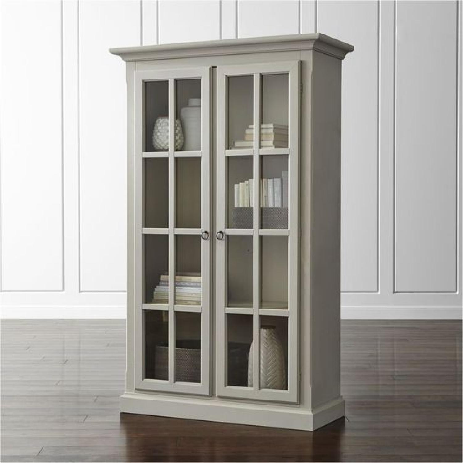 Crate & Barrel Vitrine Cabinet - image-2