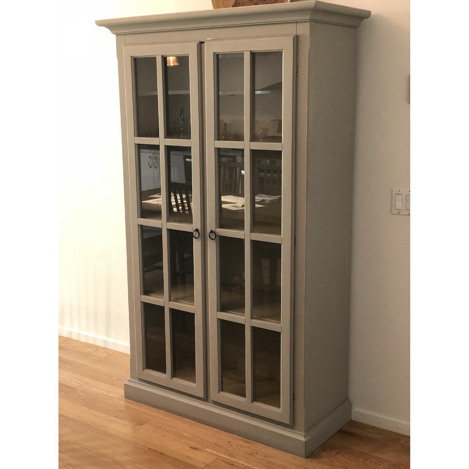 Crate & Barrel Vitrine Cabinet - image-3