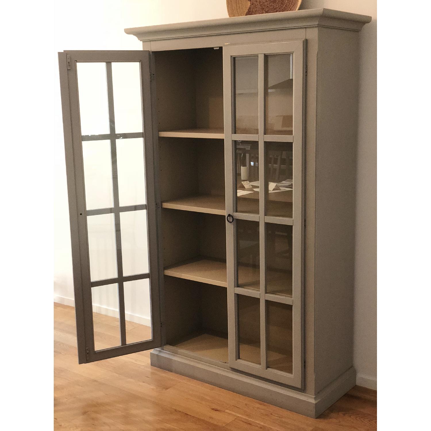 Crate & Barrel Vitrine Cabinet - image-4