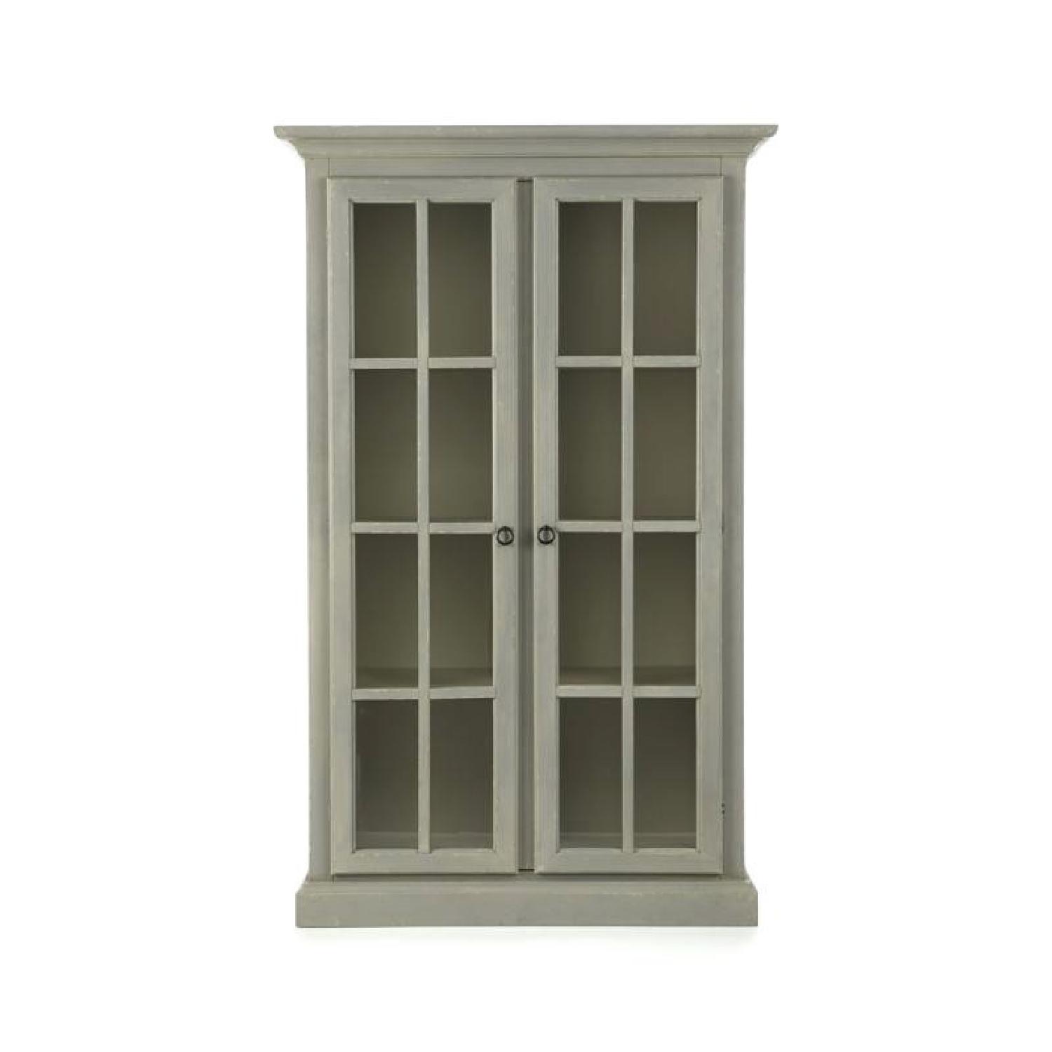 Crate & Barrel Vitrine Cabinet - image-0