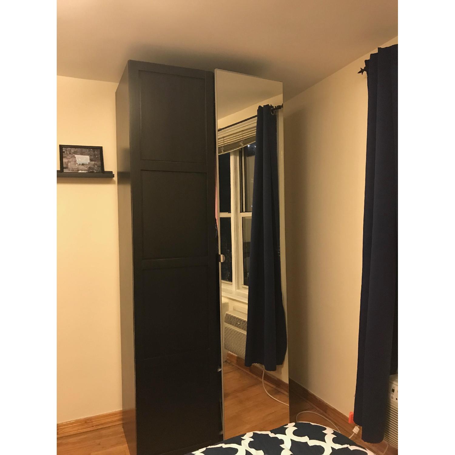 Raymour & Flanigan Wardrobe w/ Mirror - image-1