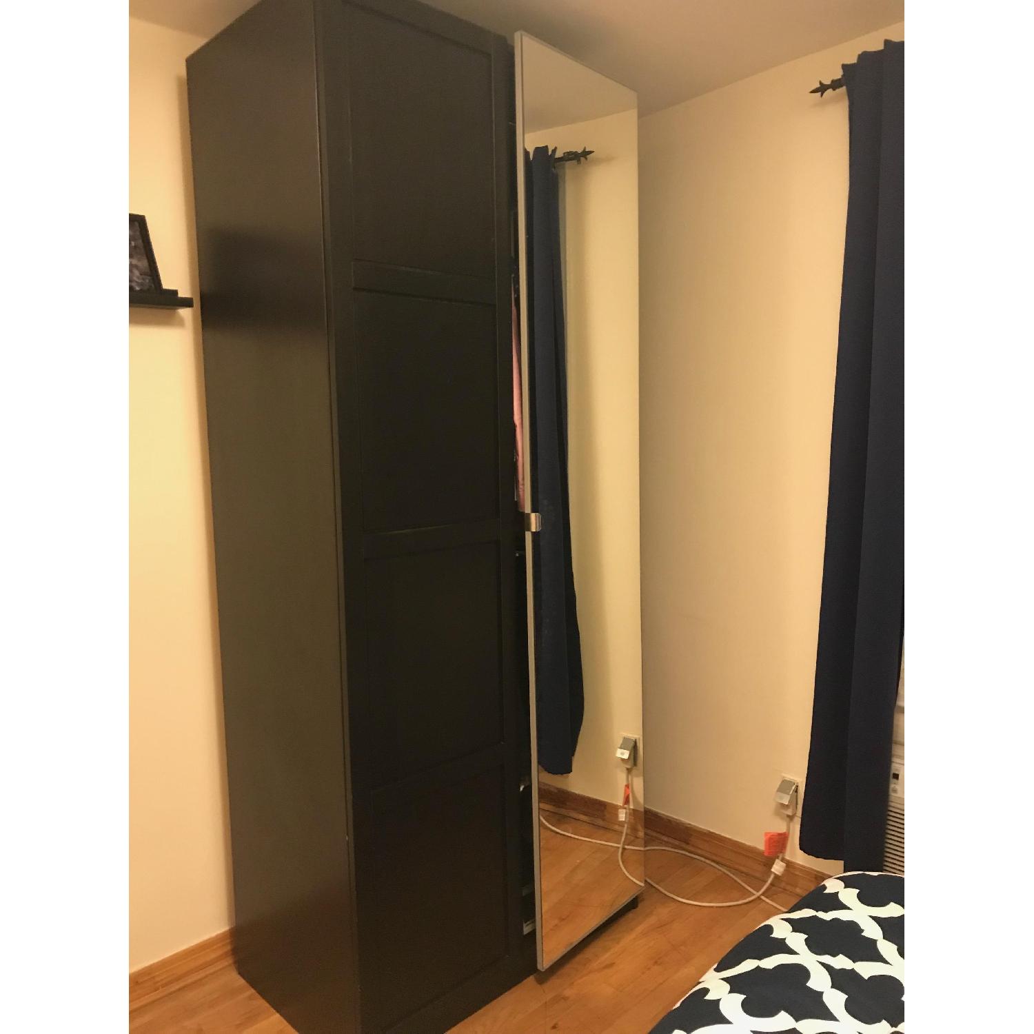 Raymour & Flanigan Wardrobe w/ Mirror - image-2