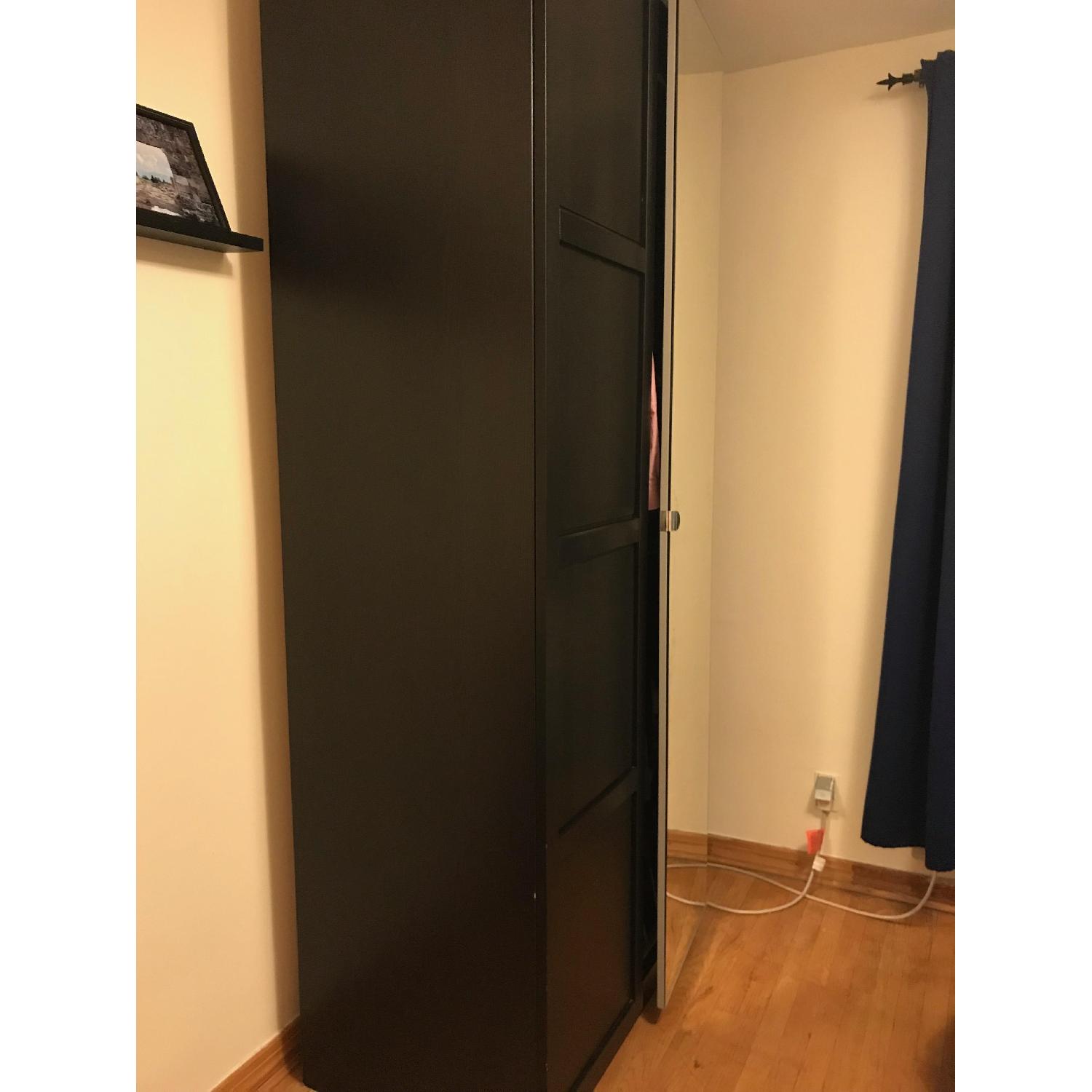 Raymour & Flanigan Wardrobe w/ Mirror - image-3