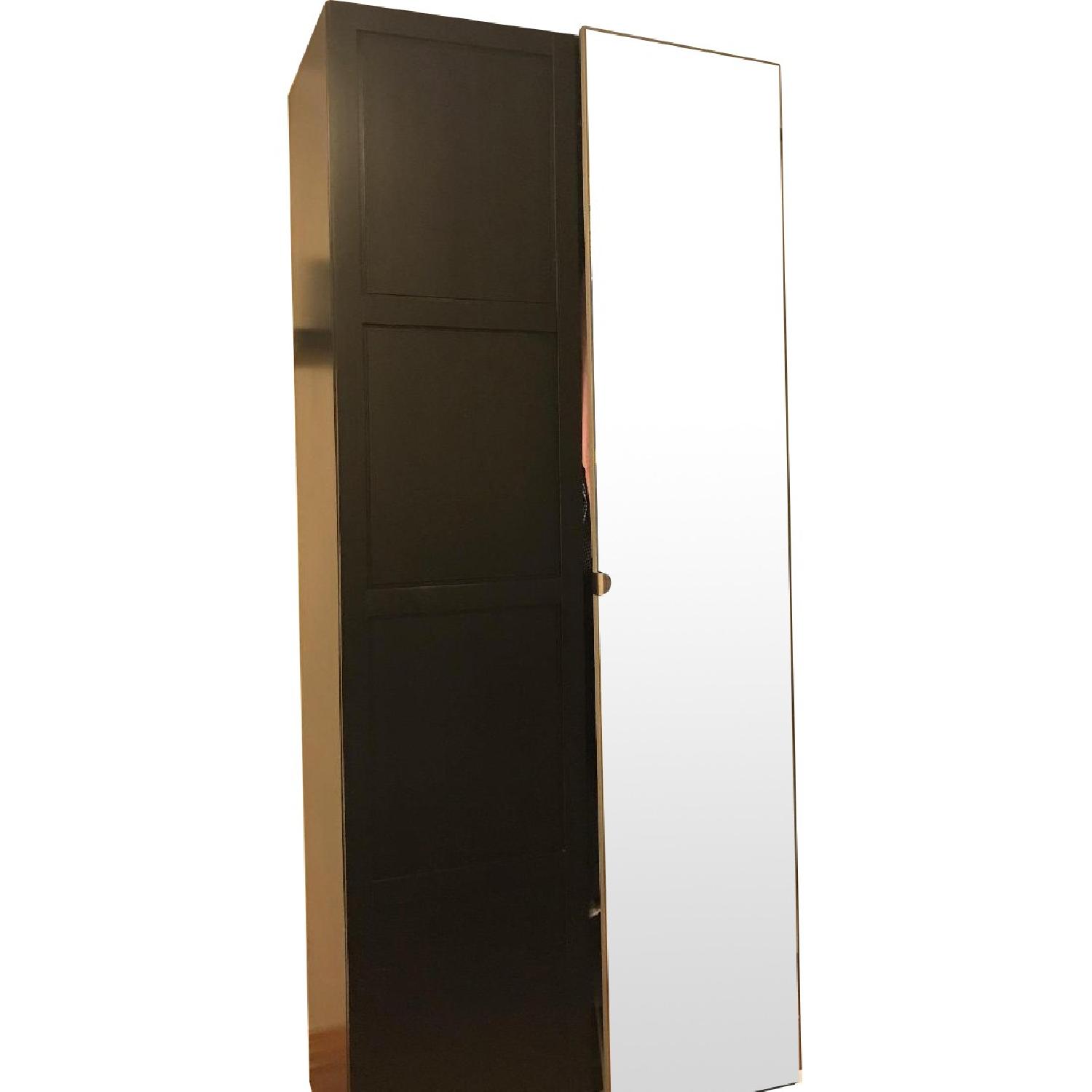 Raymour & Flanigan Wardrobe w/ Mirror - image-0