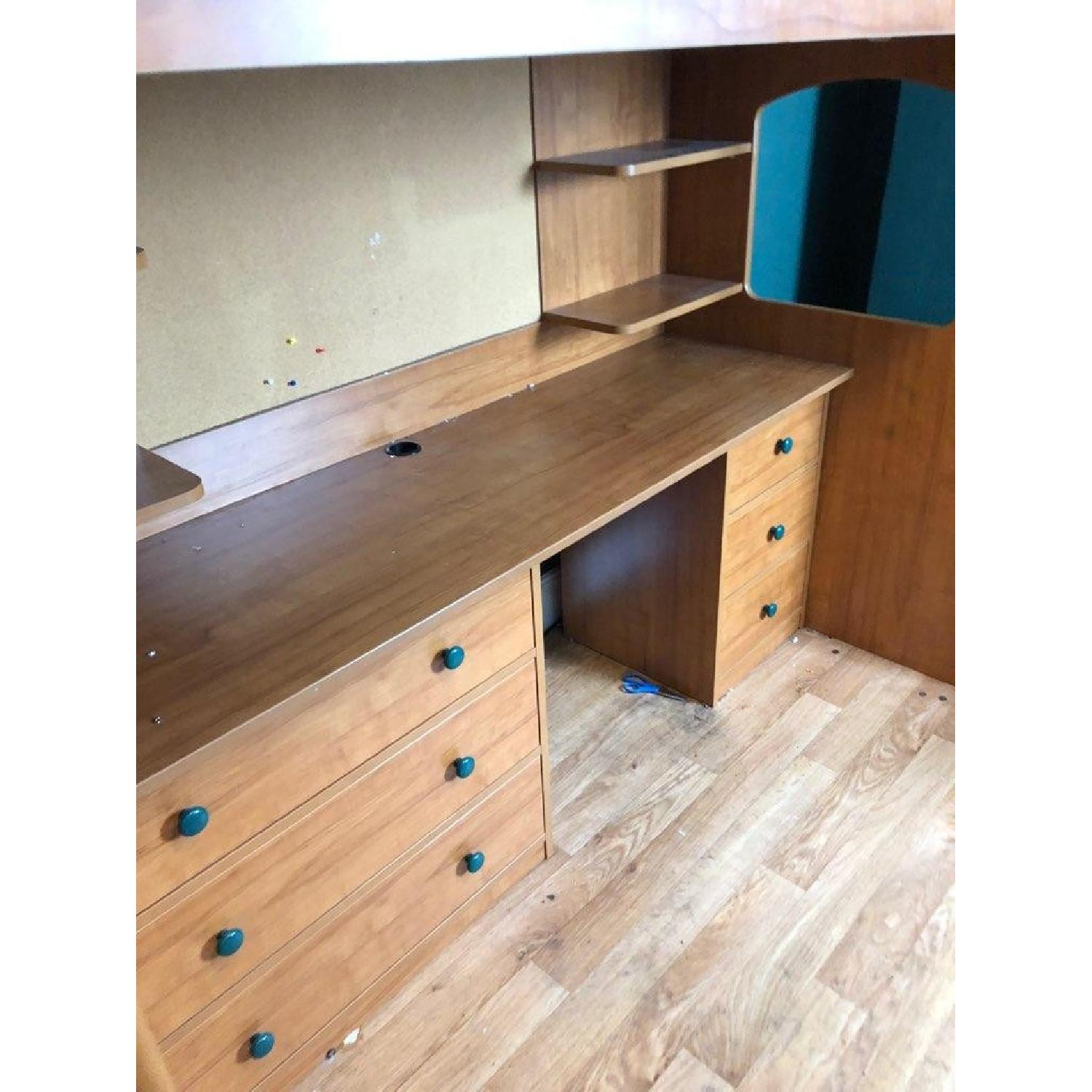 Berg Furniture Utica Twin Loft Bed w/ Staircase & Desk - image-7