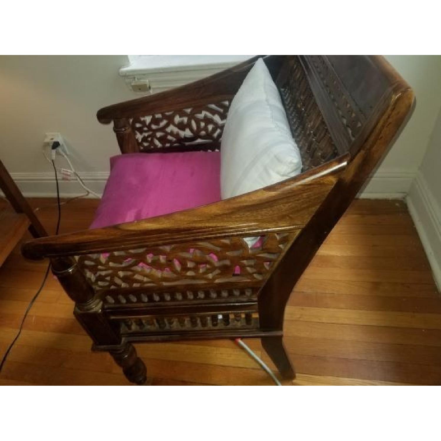 Porter Sheesham Hand Carved Maharaja Chair - image-2