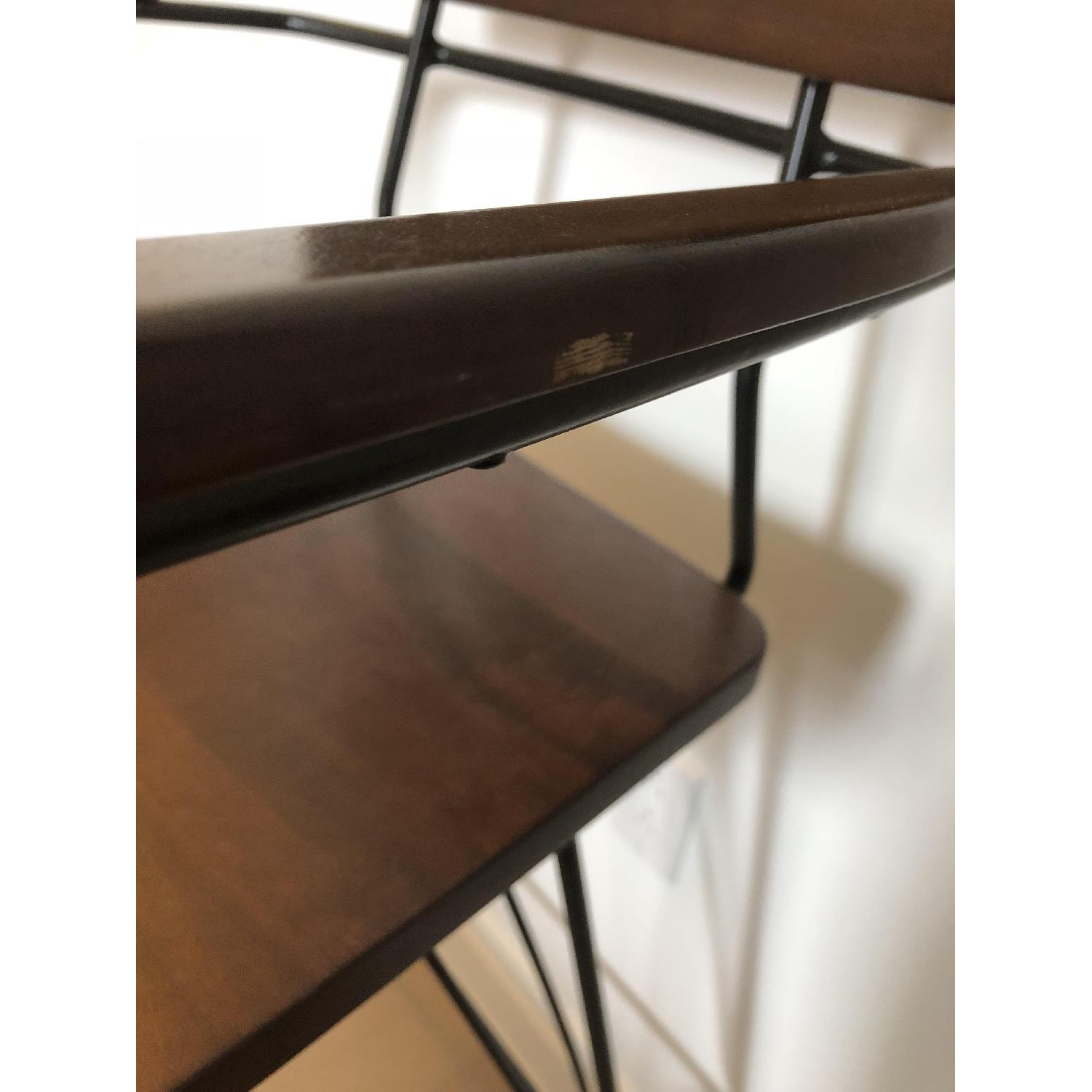 Crate & Barrel Elston Swivel Bar Stools - image-3