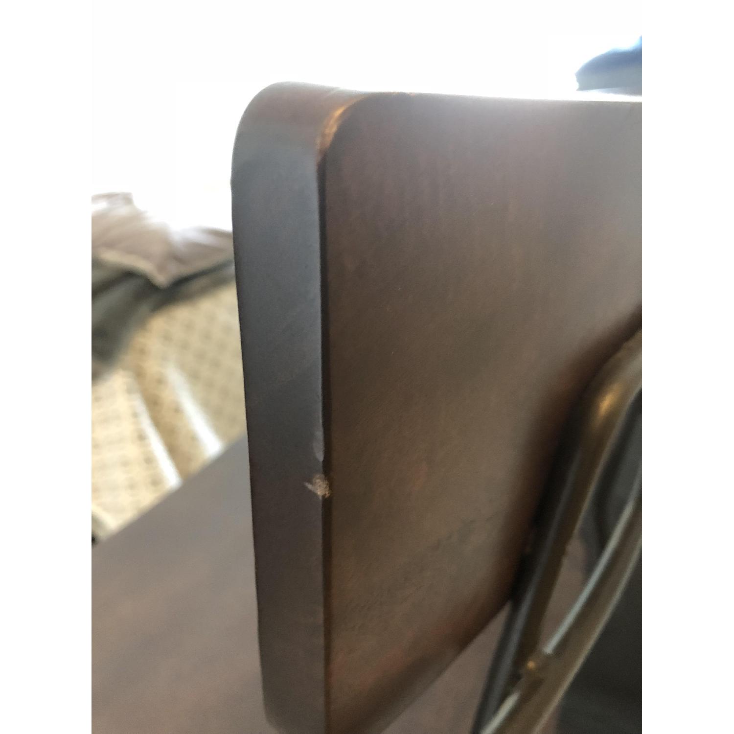 Crate & Barrel Elston Swivel Bar Stools - image-4