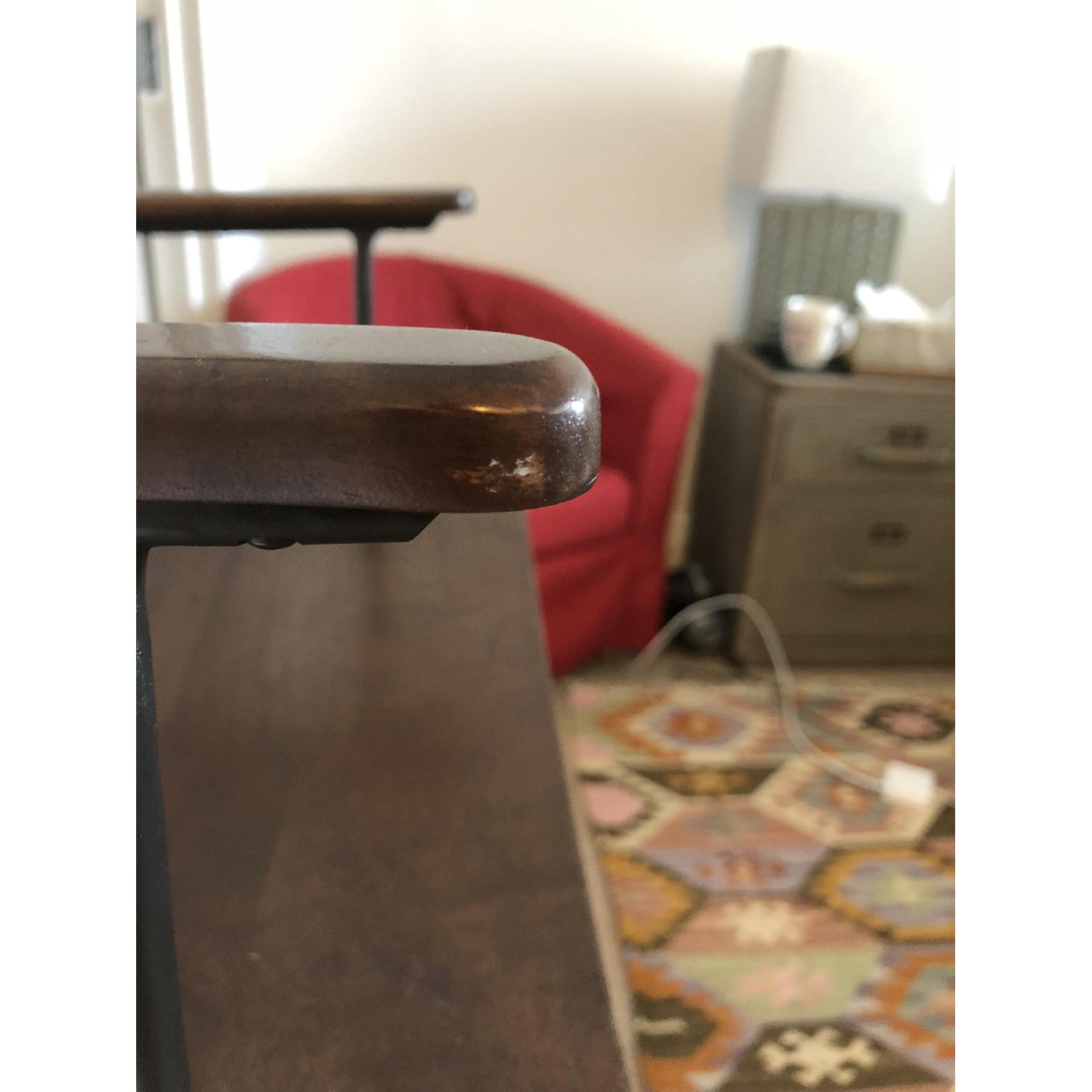 Crate & Barrel Elston Swivel Bar Stools - image-5