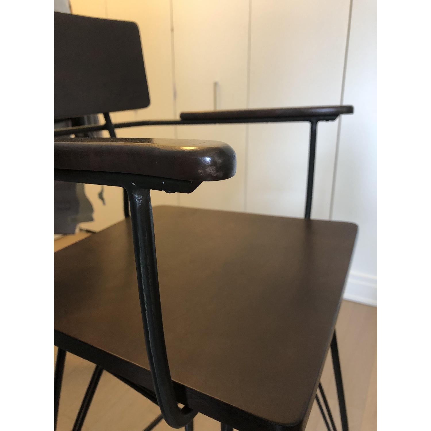 Crate & Barrel Elston Swivel Bar Stools - image-6