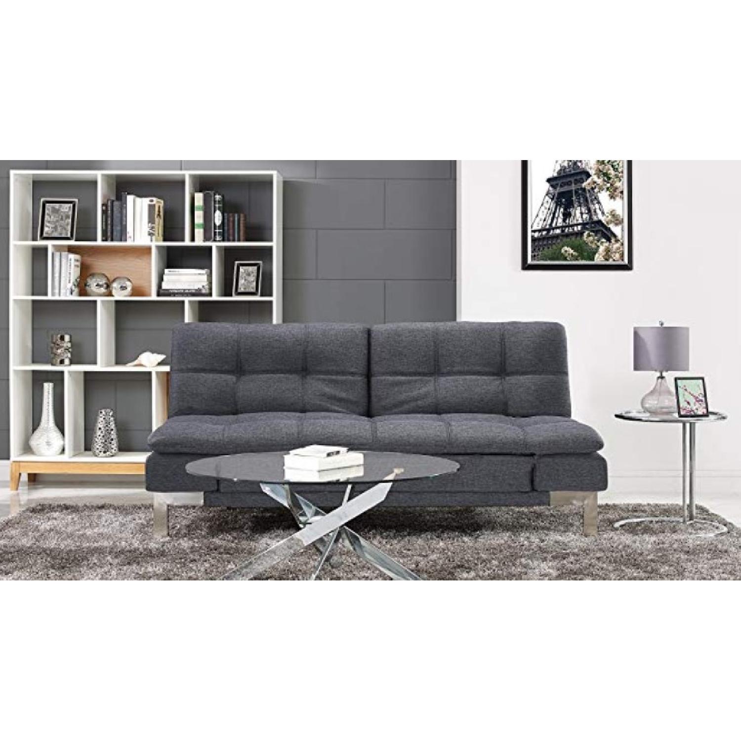 Serta Dream Convertible Boca Sofa in Charcoal - image-1