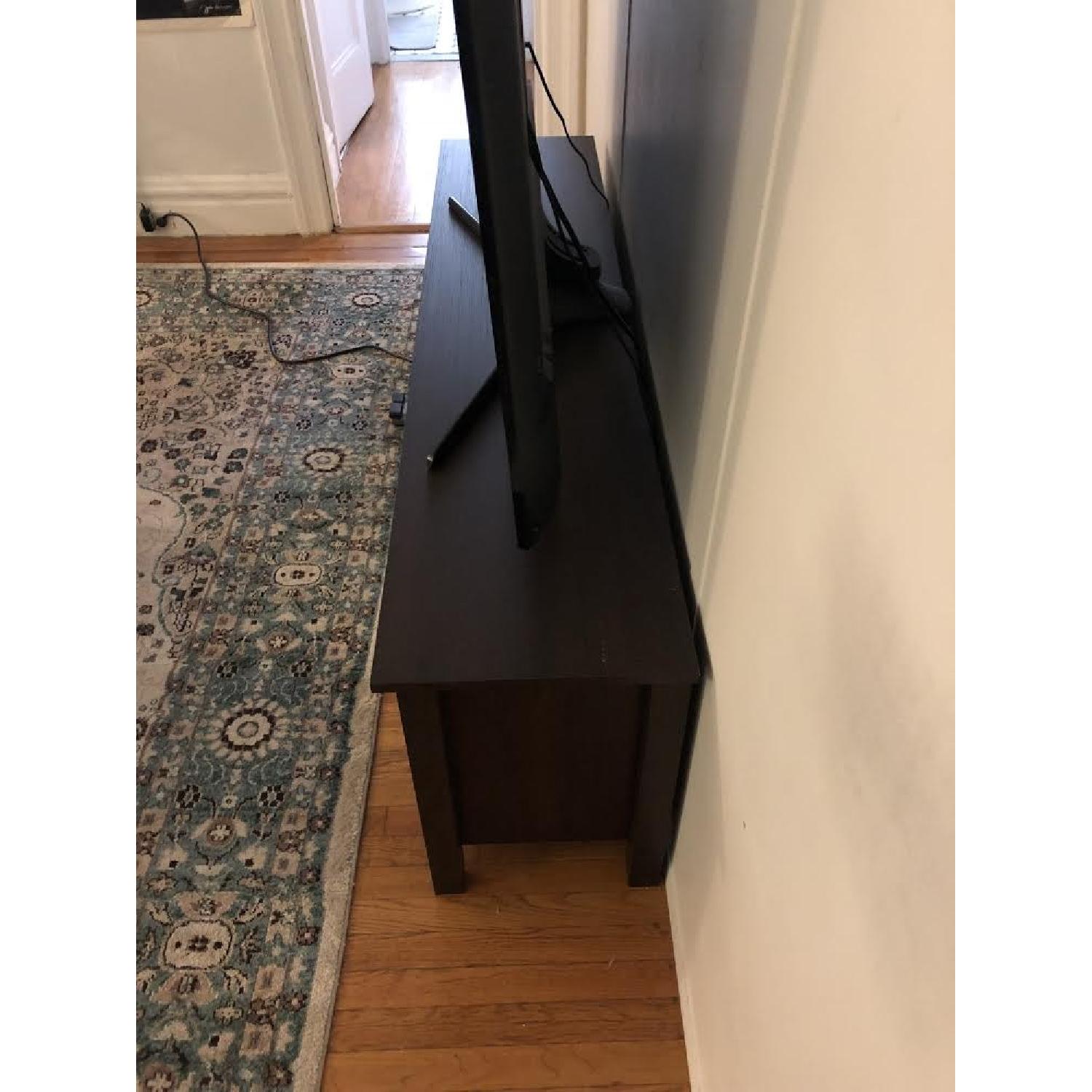 Walker Edison Dark Brown Wood Entertainment Center - image-4