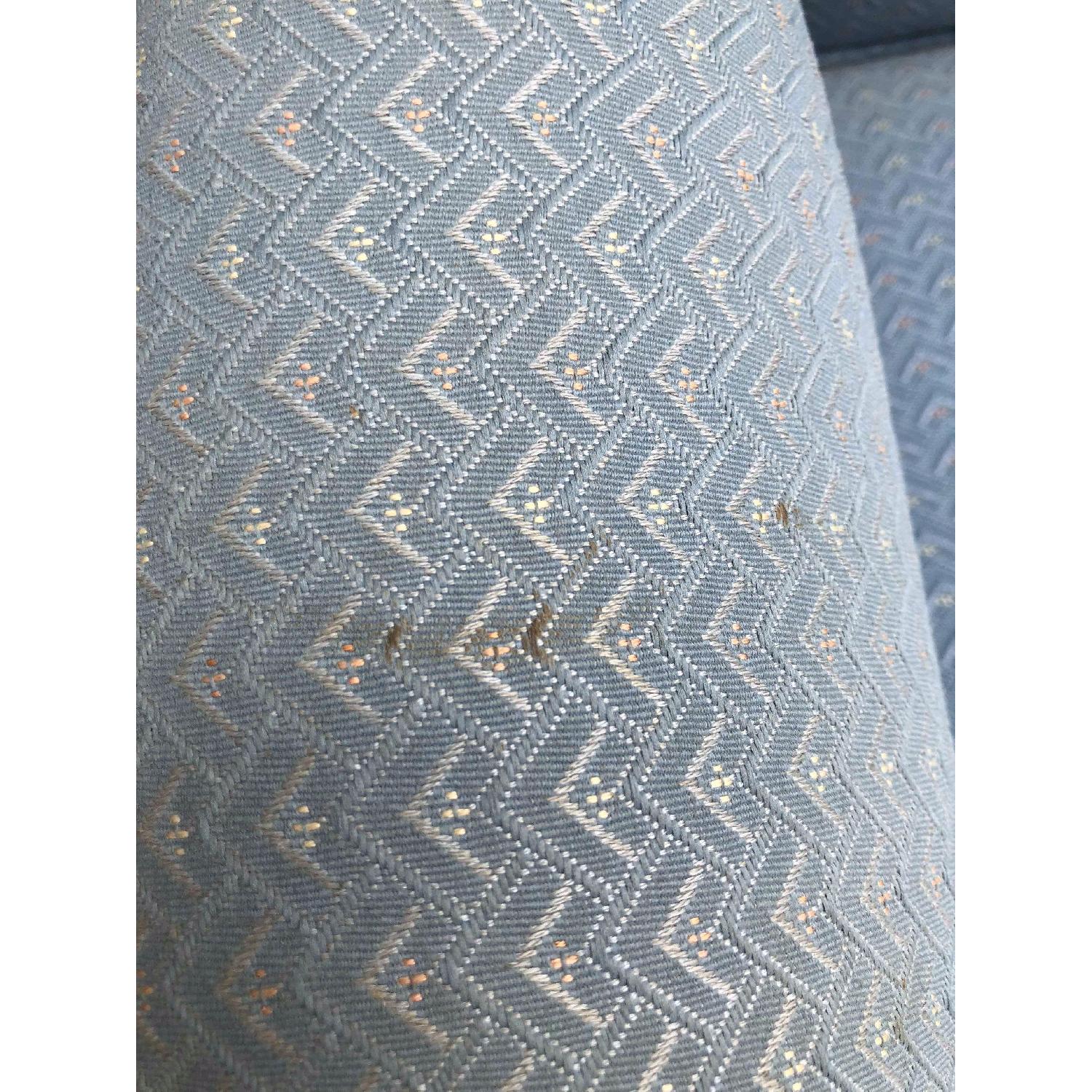 Vintage Thomasville Queen Anne Wing Armchair w/ Ottoman - image-7