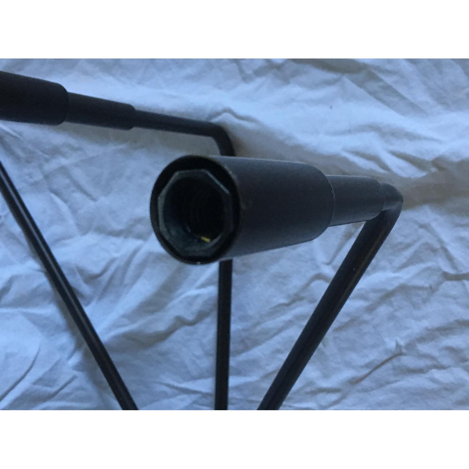 Crate & Barrel Clive 6-Arm Bronze Chandelier - image-4