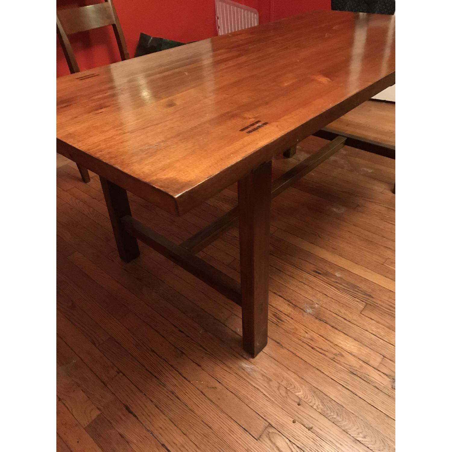 Crate & Barrel Lincoln Park Walnut Dining Table - image-2
