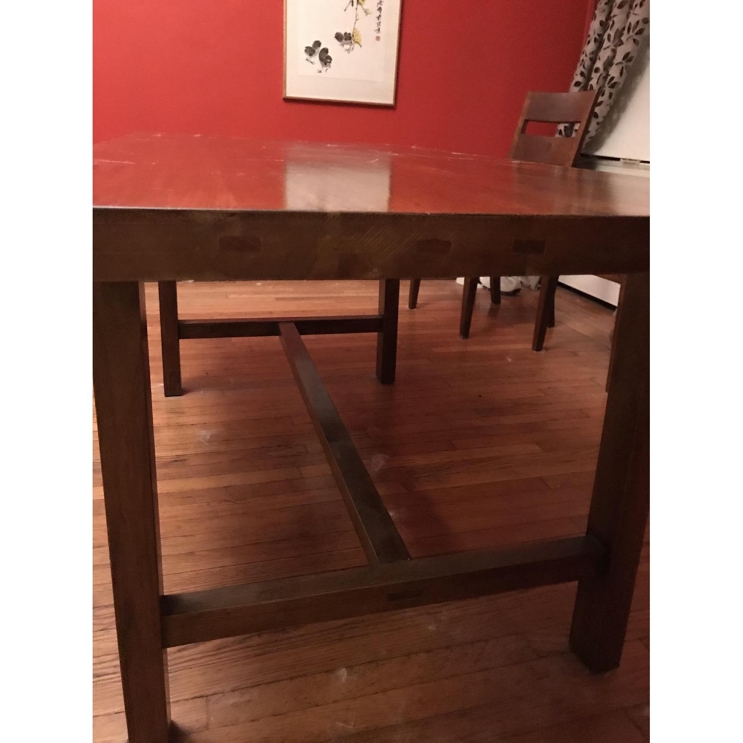 Crate & Barrel Lincoln Park Walnut Dining Table - image-3