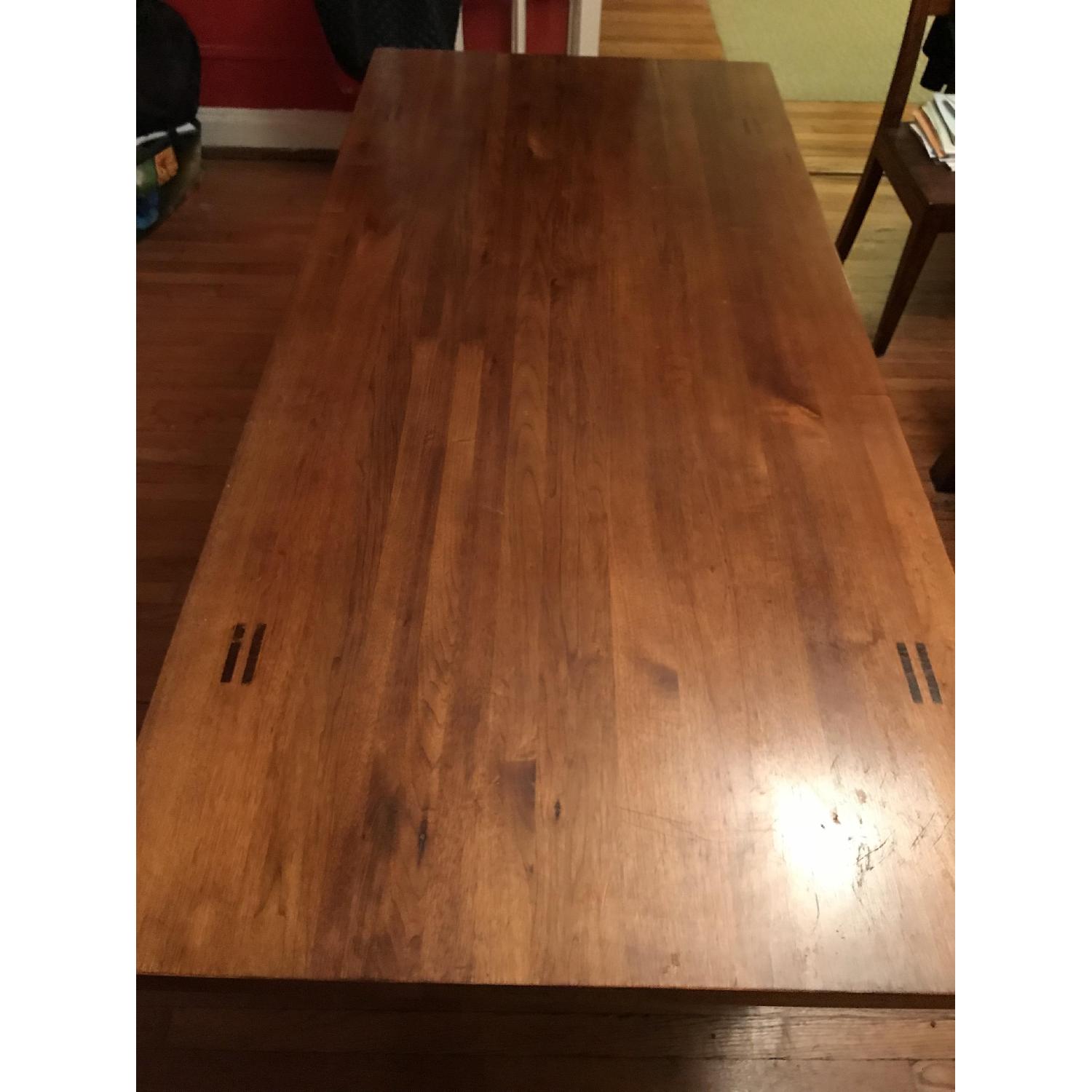 Crate & Barrel Lincoln Park Walnut Dining Table - image-4
