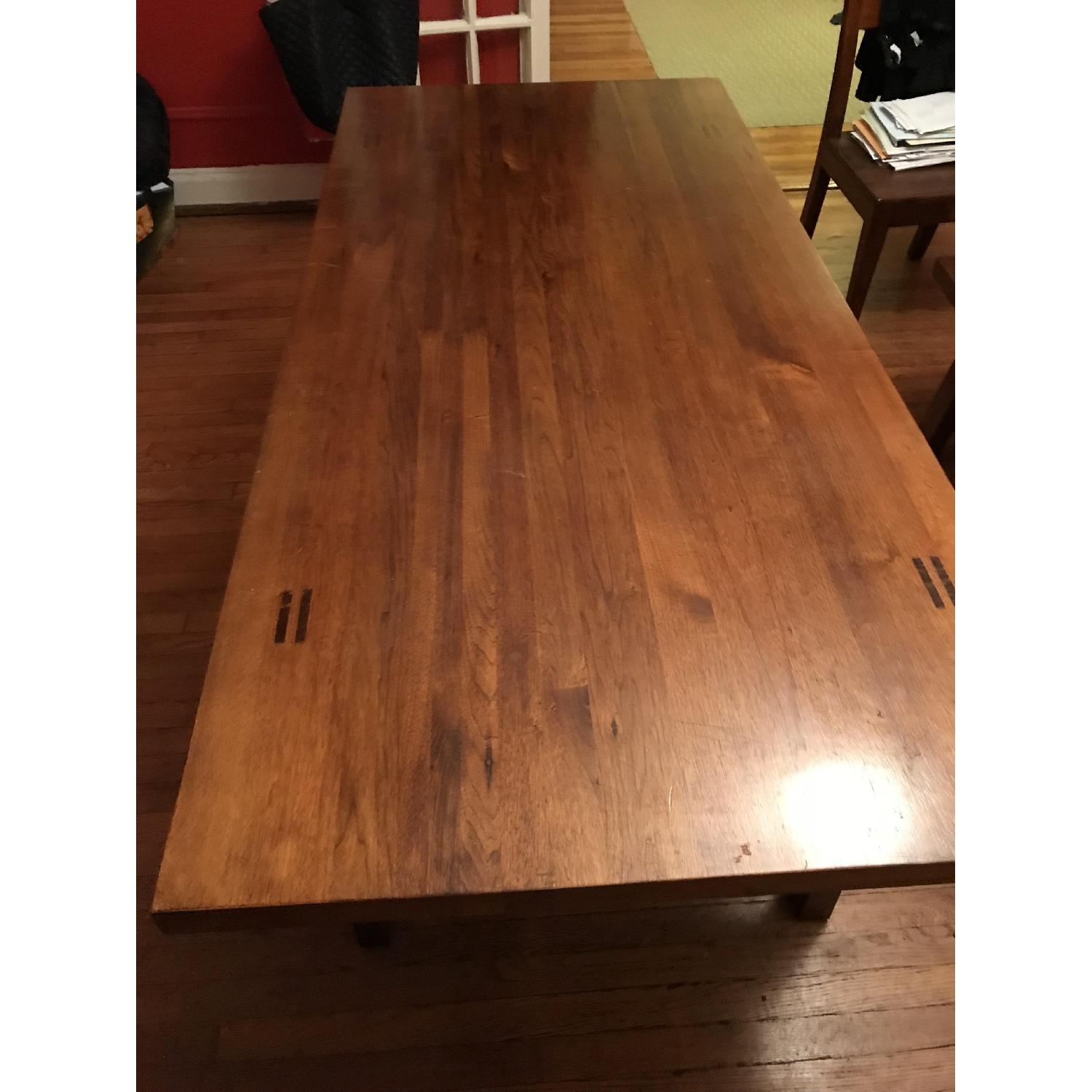 Crate & Barrel Lincoln Park Walnut Dining Table - image-5
