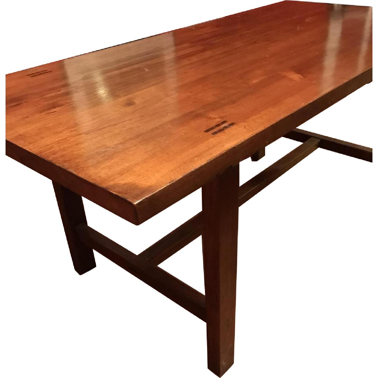 Crate & Barrel Lincoln Park Walnut Dining Table - image-0